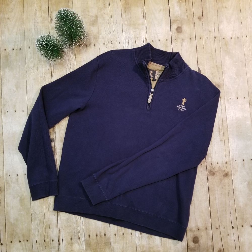 RUGBY UNION WORLD CUP 2015 LONG SLEEVE ZIP NECK